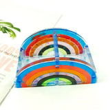 Rainbow Pen Holder Epoxy Resin Mold DIY Home Decor