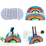 Rainbow Pen Holder Epoxy Resin Mold DIY Home Decor