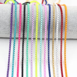 Colorful Enamel Chain Pendant Necklace/Bracelet