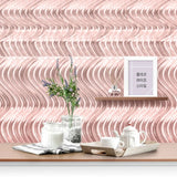 Rainbow Wave Bar Background Wall Mould Brick Sticker Silicone Mold