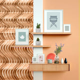 Rainbow Wave Bar Background Wall Mould Brick Sticker Silicone Mold