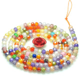 Rainbow Zircon Faceted Rondelle Beads Loose Gemstones For Jewelry Making