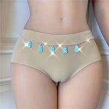 Rainbow Bear Body Chain Waist Chain Sexy Bikini Beach Rhinestone Waist Chain