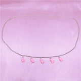 Rainbow Bear Body Chain Waist Chain Sexy Bikini Beach Rhinestone Waist Chain