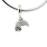 Colorful Enamel Silver Charm for Snake Chain Bracelets