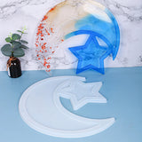 Moon Star Ramadan Dessert Tray Resin Mold Silicone Mould