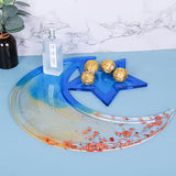 Moon Star Ramadan Dessert Tray Resin Mold Silicone Mould