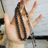 Muslim Hematite Stone Allah Prayer Beads 33pcs Subha Tasbih