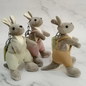 Boutique Fragrance Kangaroo Plush Keychain Doll for Girls