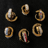 Stainless Steel Hoop Earrings for Women Girls 12Pairs