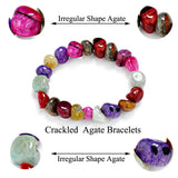 Irregular Gem Mixed Bracelet for Woman
