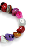 Irregular Gem Mixed Bracelet for Woman