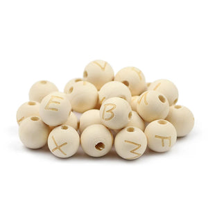 Square Wooden Bead 14MM 50pcs Ecofriendly Loose Beads Jewelry Making DIY