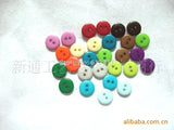 Colorful Buttons Sewing Painted Buttons DIY Clothing Accessories 500pcs