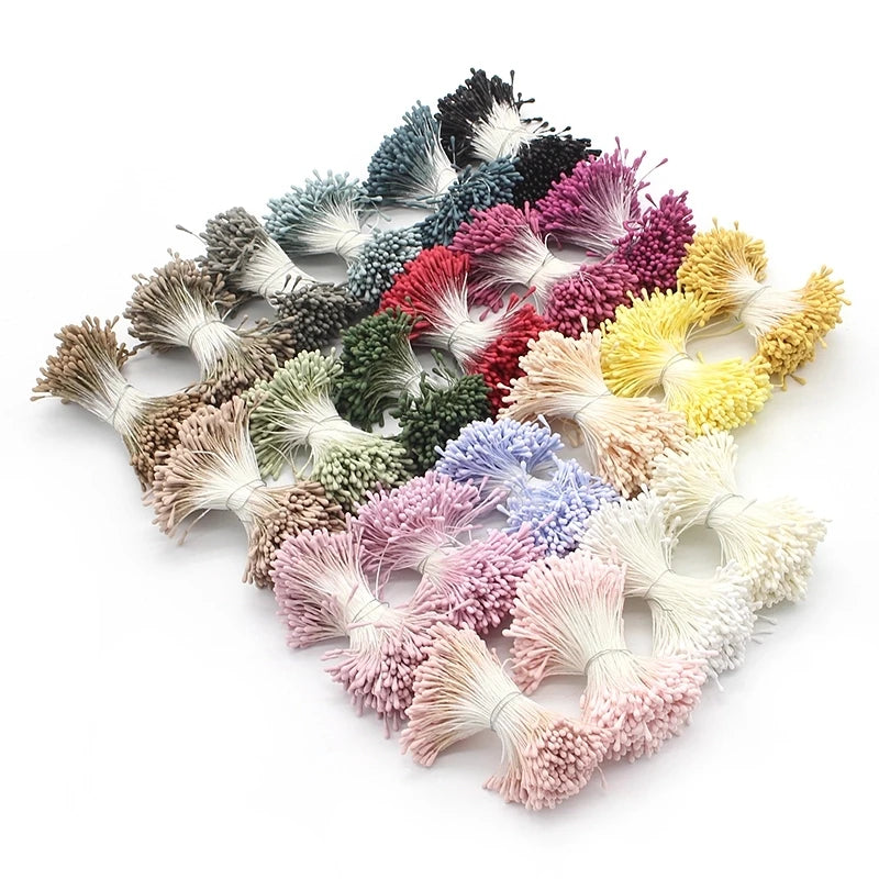 900pcs 2mm Artificial Flower Stamen Wedding Home DIY Decoration
