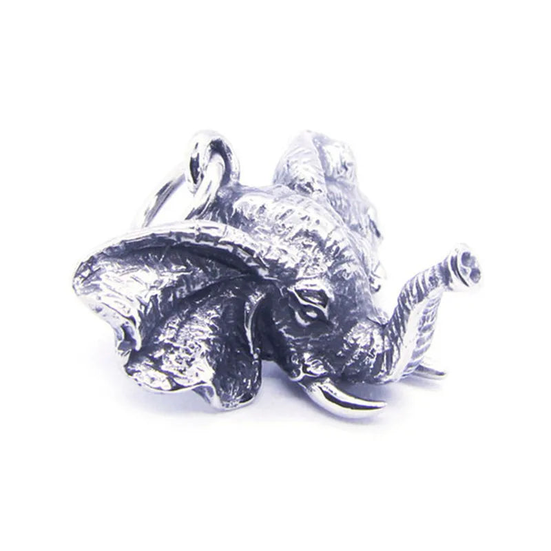 316L Stainless Steel Biker Style Elephant Pendant