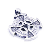 316L Stainless Steel Biker Cross Pendant