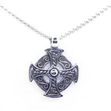 316L Stainless Steel Biker Cross Pendant