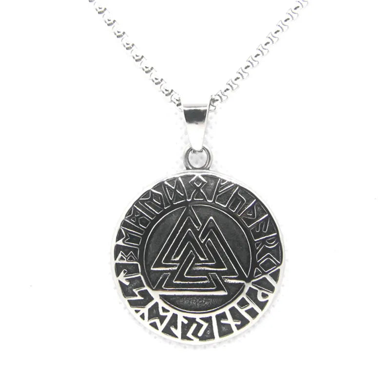 Vikings Triangle Pendant Stainless Steel Party Jewelry
