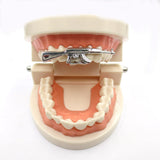 Hip Hop Teeth Grillz for Unisex Metal Top Tooth Caps Jewelry T020