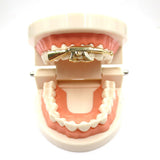 Hip Hop Teeth Grillz for Unisex Metal Top Tooth Caps Jewelry T020