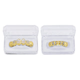 Rapper Hip Hop Flowers Grillz Cap Dental Braces