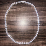 Big Rhinestone Tennis Necklace Iced Out Choker for Women