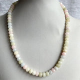 Vintage 5*8MM Faceted Morganite Necklace