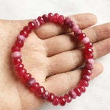 Vintage Red Ruby Bracelet 5*8MM