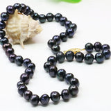 8-9MM Akoya Cultured Pearl Necklace Beads Jewelry Natural Stone For Girl Women