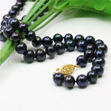 8-9MM Akoya Cultured Pearl Necklace Beads Jewelry Natural Stone For Girl Women
