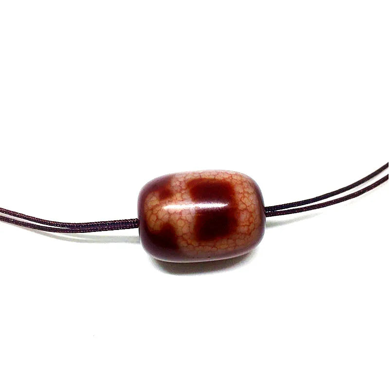 Rare Red Carnelian Tibet Dzi Beads Fine Jewelry Making Bracelet