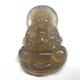 Rare Nateral Agate Hand Polished Laughing Jade Pendant