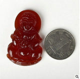 Rare Nateral Agate Hand Polished Laughing Jade Pendant