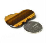 Hand Polished Kwan-yin Tiger-Eye Pendant