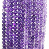 Brazil Purple Amethyst Beads for Jewelry Making DIY Bracelet Necklace