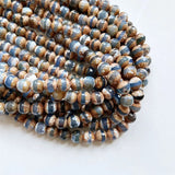 8MM Gemstone DZI Beads for DIY Jewelry Making - Healing Power Natural Stone