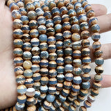 8MM Gemstone DZI Beads for DIY Jewelry Making - Healing Power Natural Stone