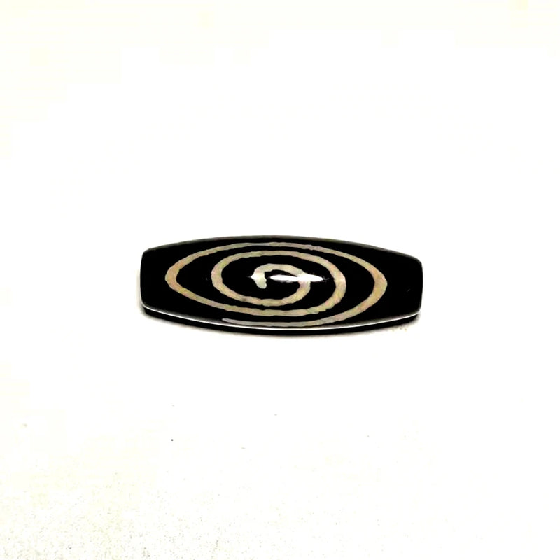 10*30mm Natural Agate Dzi Bead Tibetan Amulet for Jewelry Making DIY