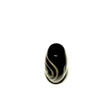 10*30mm Natural Agate Dzi Bead Tibetan Amulet for Jewelry Making DIY