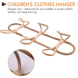 Rattan Wall Hooks Kids Garments Organizer Rack Clothes Hat Hanger