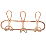 Rattan Wall Hooks Kids Garments Organizer Rack Clothes Hat Hanger