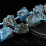 Apatite Rough Stone Bead Natural Irregular Shape 20-30mm