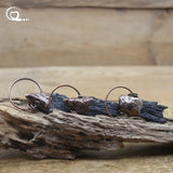 Raw Tourmaline Pendant Necklace Healing Gemstone
