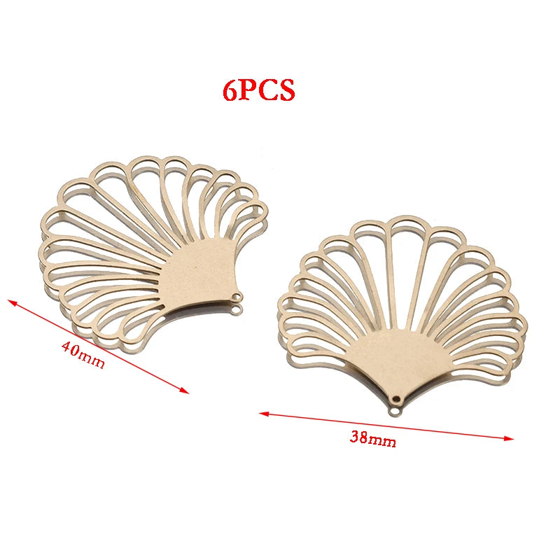 Raw Brass Sun Moon Charms for DIY Jewelry Making