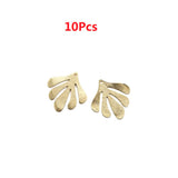 Brass Matisse Inspired Leaf Charms Pendant for Jewelry Making