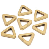 Raw Brass Trigonum Charms Pendants 13x2mm D020