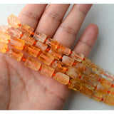 Raw Citrine Gemstones Necklace Bracelets Earrings Nugget Beads