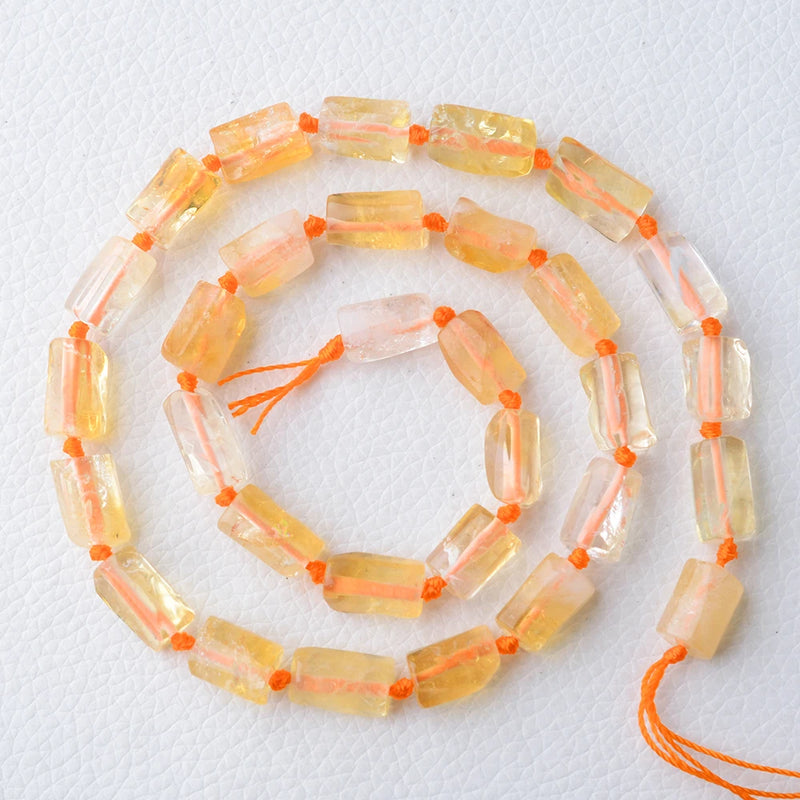 Raw Citrine Gemstones Necklace Bracelets Earrings Nugget Beads