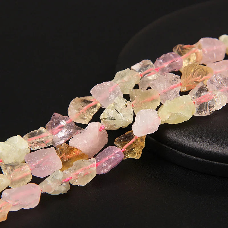 Raw Reiki Irreg Quartz Rough Amethyst Citrine Prehnite Crystal Rock